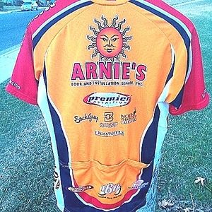 Cycling Squadra Raglan Sleeve Jersey Size Medium